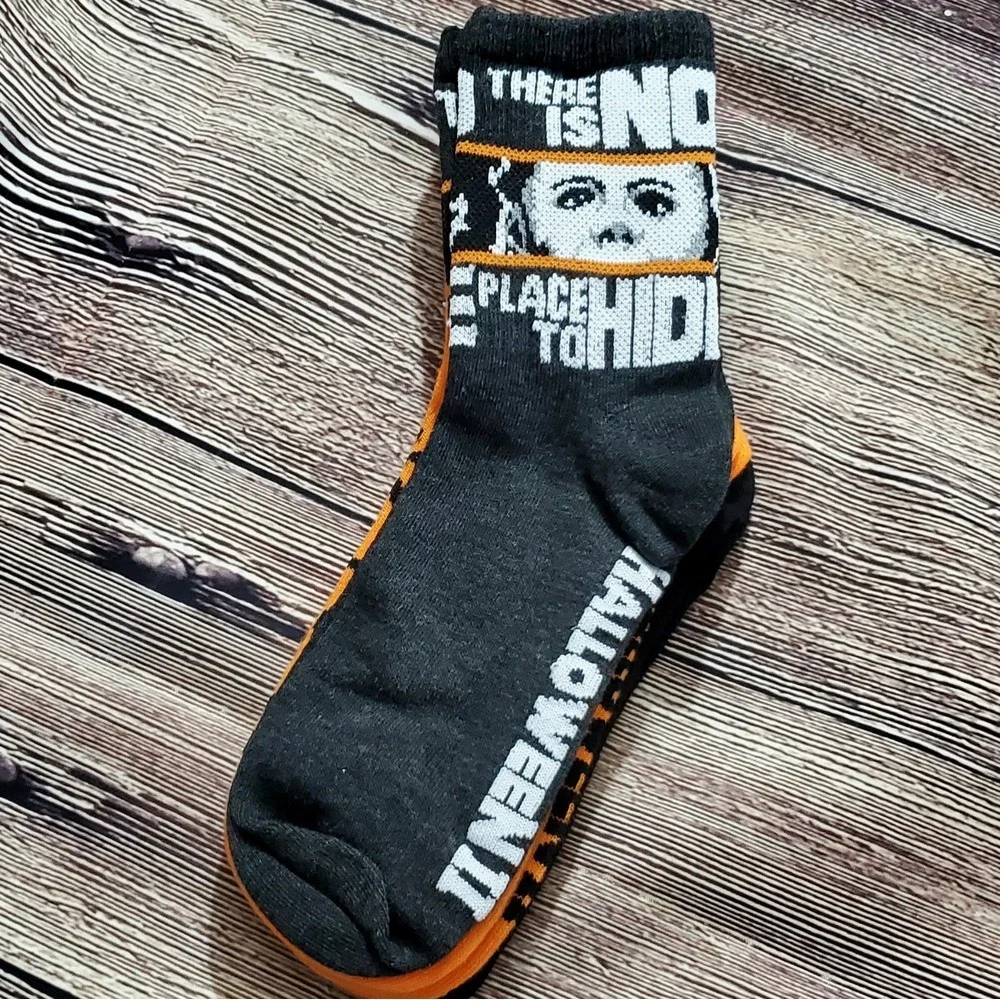 Novelty Socks Jason Halloween ll Crew Men's Sz 4-10, 3 Pairs‎ NEW, Unisex Socks